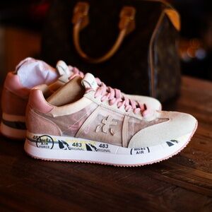 Premiata Sneakers, 483 White Air Force Women's